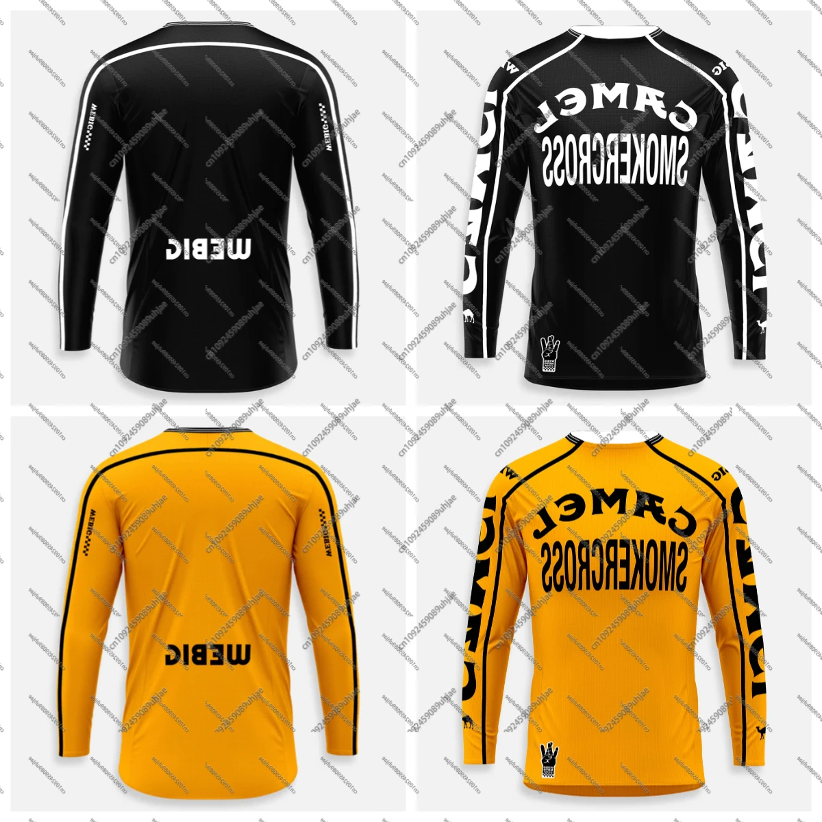 Mountain Biking Long Sleeve Shirt - CAMEL SMOKERCROSS Mountain Bike Cycling Clothing