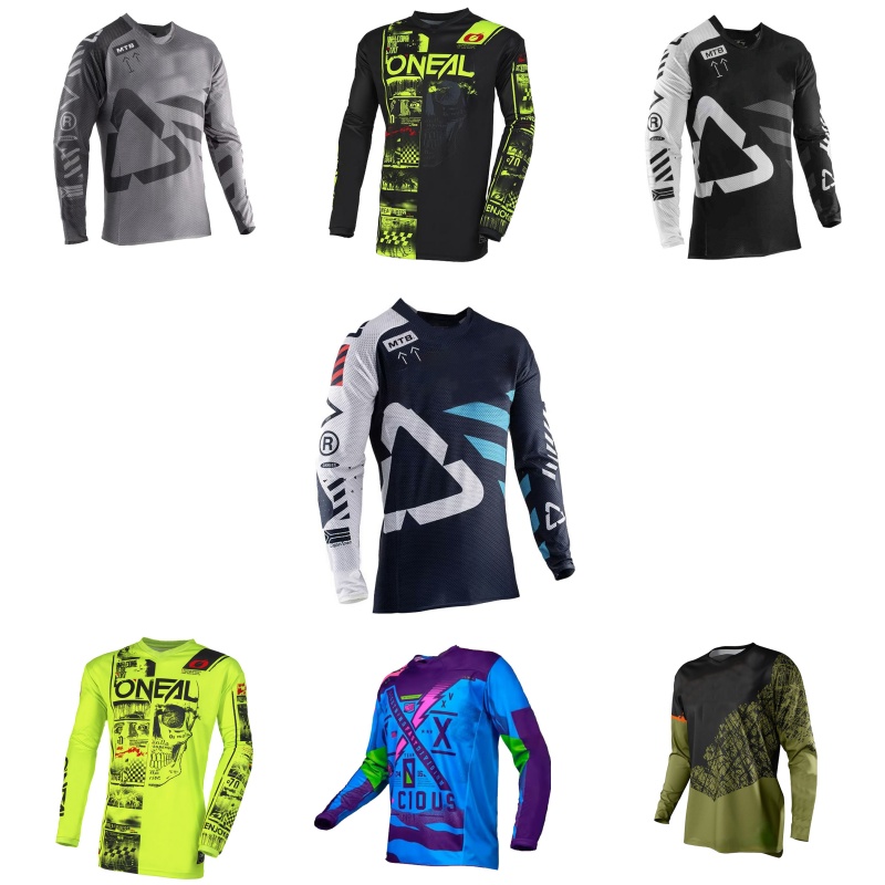 Mountain Biking Long Sleeve Shirt - Cycling Jersey FOFING Men's Cycling Jersey
