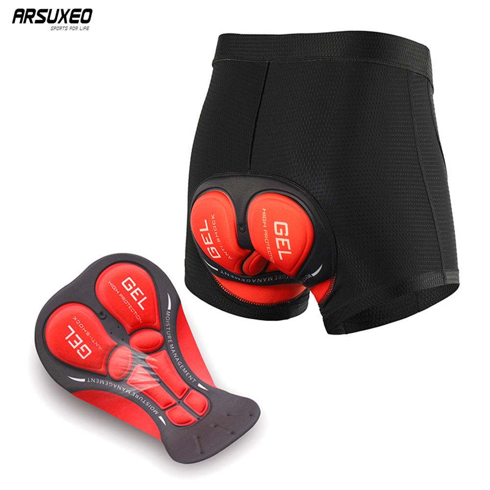 Mountain Biking Underwear - ARSUXEO Men's Cycling Shorts Bike Underwear