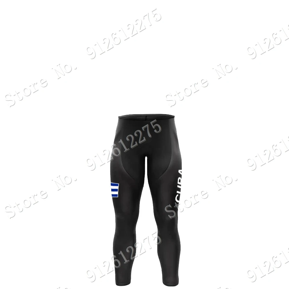 Cuba Cycling Jersey Set Cyclin - Mountain Biking Long Sleeve Shirt 评论和价格