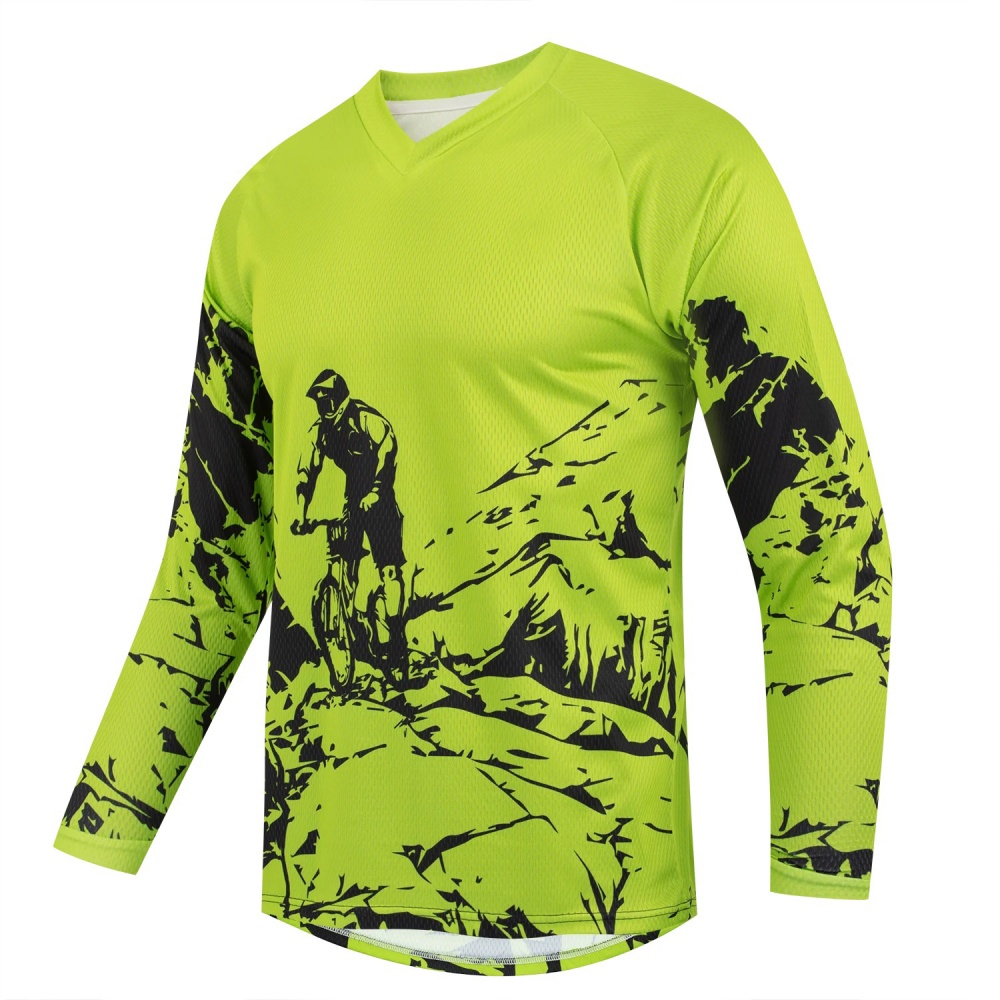 Men's Outdoor Mountain Bike Pr - Mountain Biking Long Sleeve Shirt 评论和价格