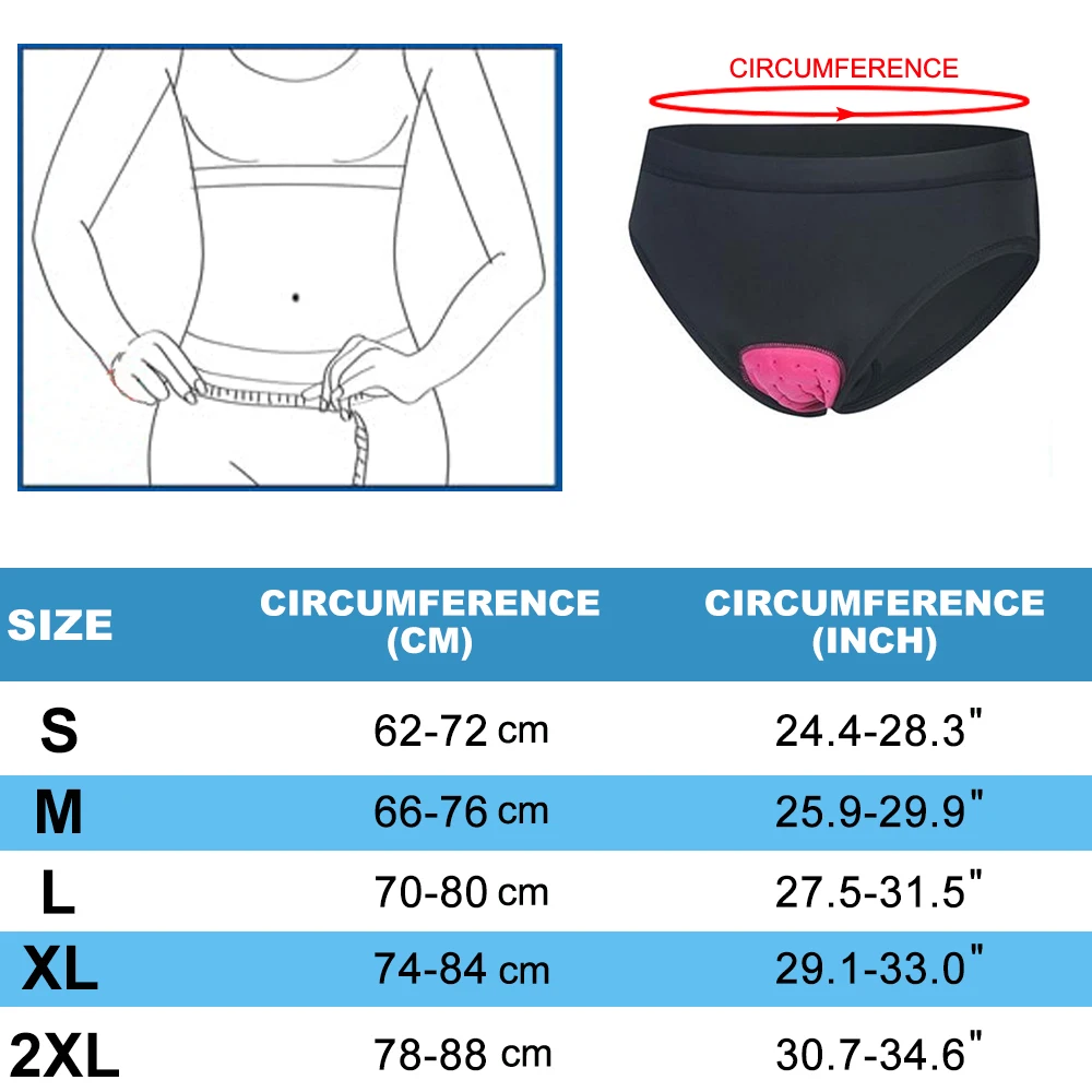 Women Cycling Underwear 3D Pad - Mountain Biking Underwear 评论和价格