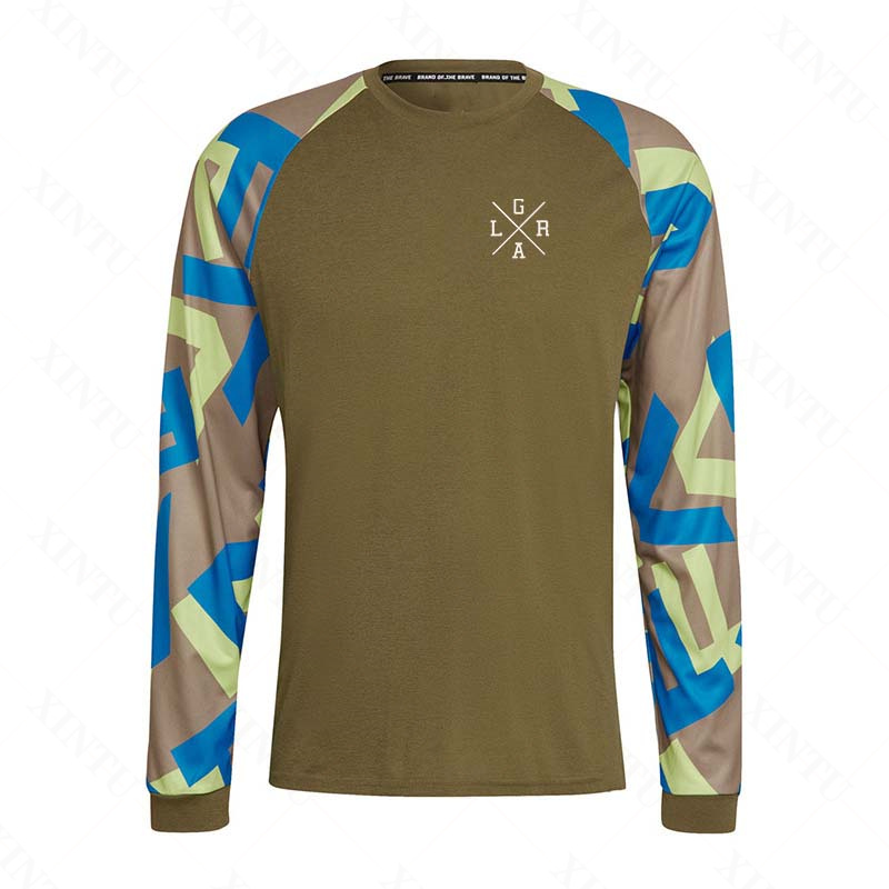 Men's Motorcycle Lrga Jersey M - Mountain Biking Long Sleeve Shirt 评论和价格