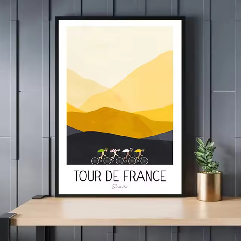 Watercolor Cycling Race Cyclis - Mountain Biking Pictures 评论和价格
