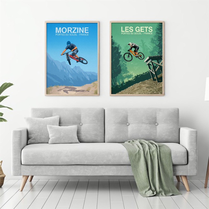 Mountain Bike Trail Poster Sno - Mountain Biking Pictures 评论和价格