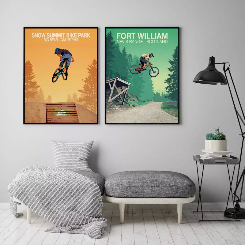 Mountain Bike Trail Poster Sno - Mountain Biking Pictures 评论和价格