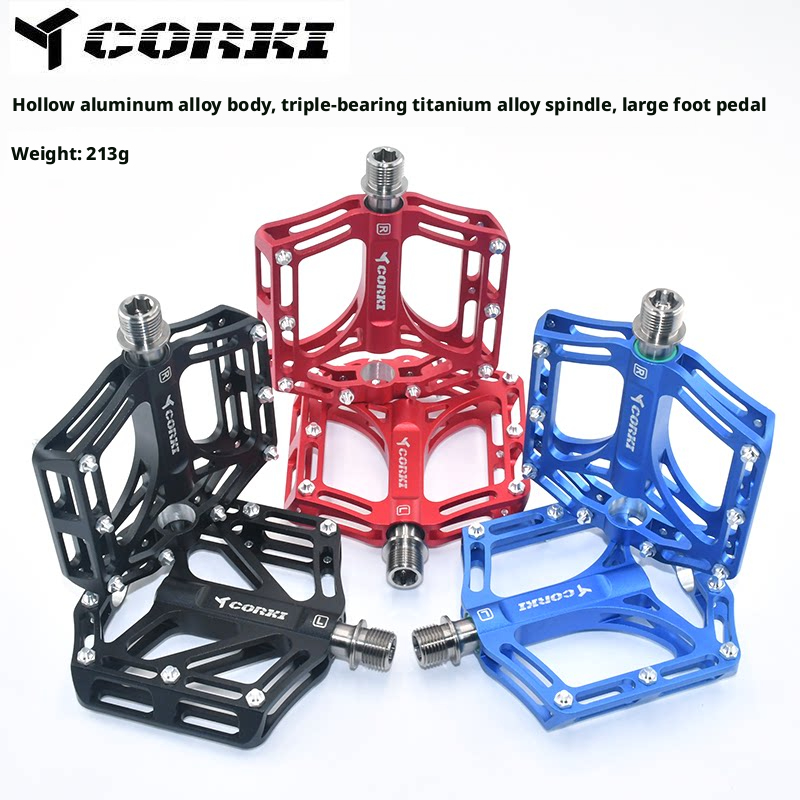 CORKI Mountain Bike Pedals Hol - Pedal Platform Flat 评论和价格