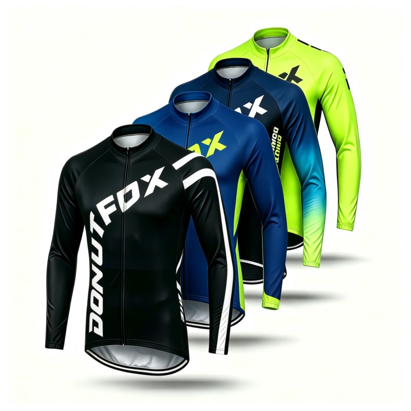 Men Long Sleeve MTB Jersey & C - Mountain Biking Shorts 评论和价格