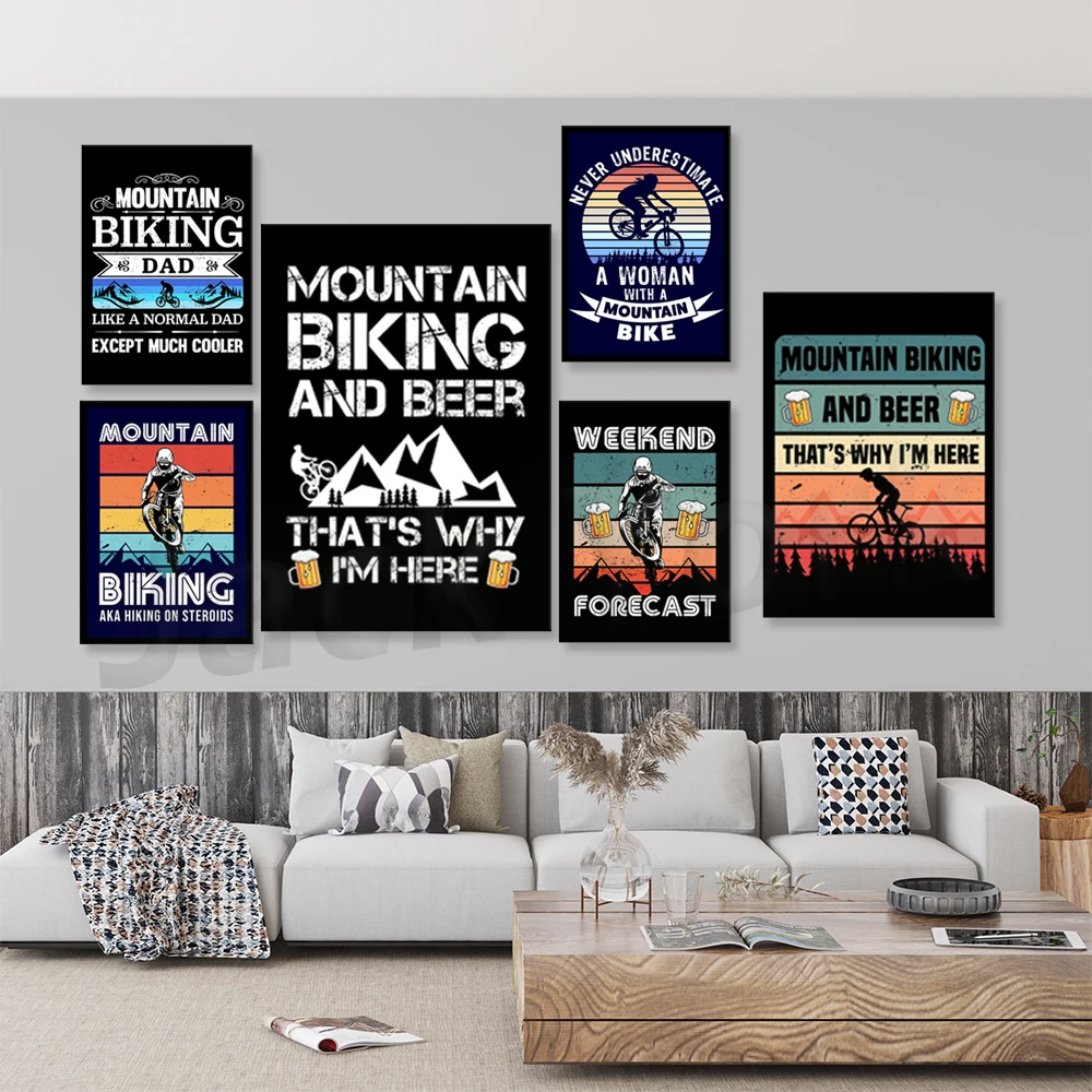 Go Mountain Bike Print Canvas  - Mountain Biking Pictures 评论和价格