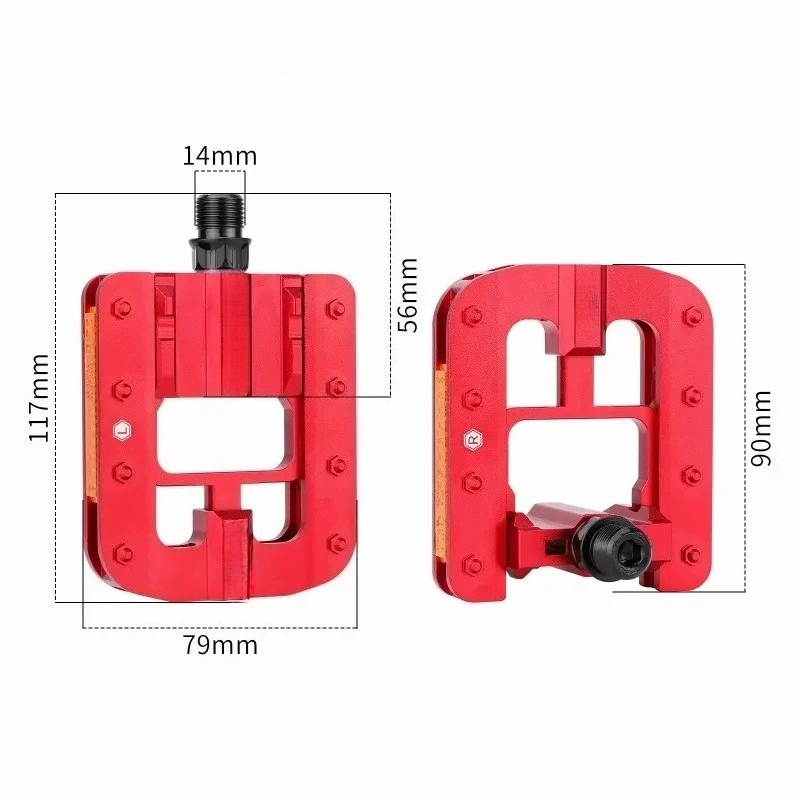 For Foldable Bicycle Flat Peda - Pedal Platform Flat 评论和价格